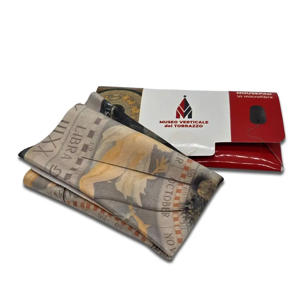 Mousepad Microfibra con Custodia in carta